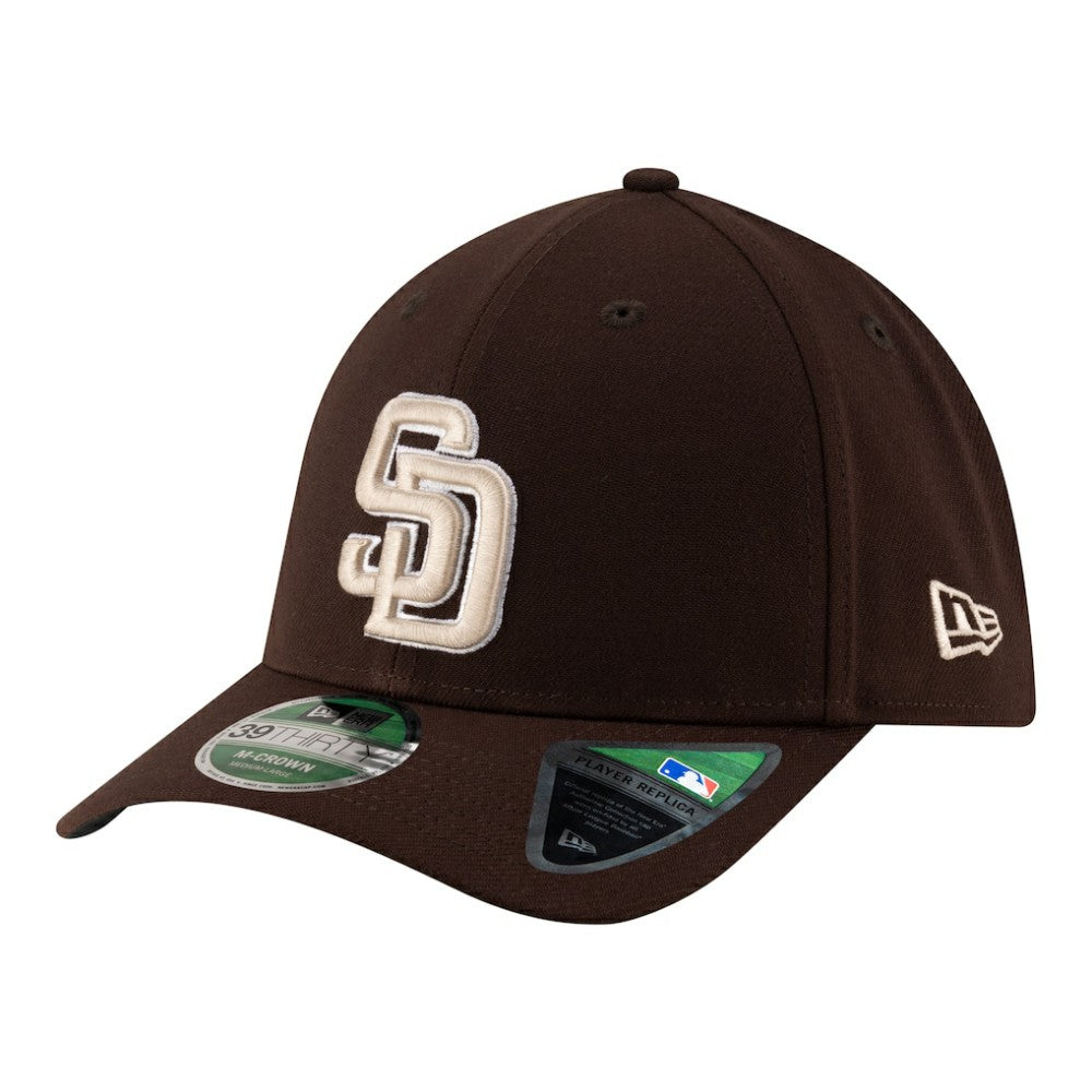 Brown San Diego Padres New Era Alternate Player Replica 39THIRTY M-Crown Flex Hat