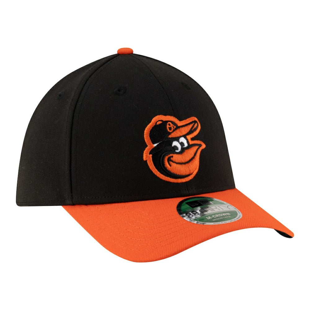 Black Baltimore Orioles New Era Player Replica 39THIRTY M-Crown Flex Hat