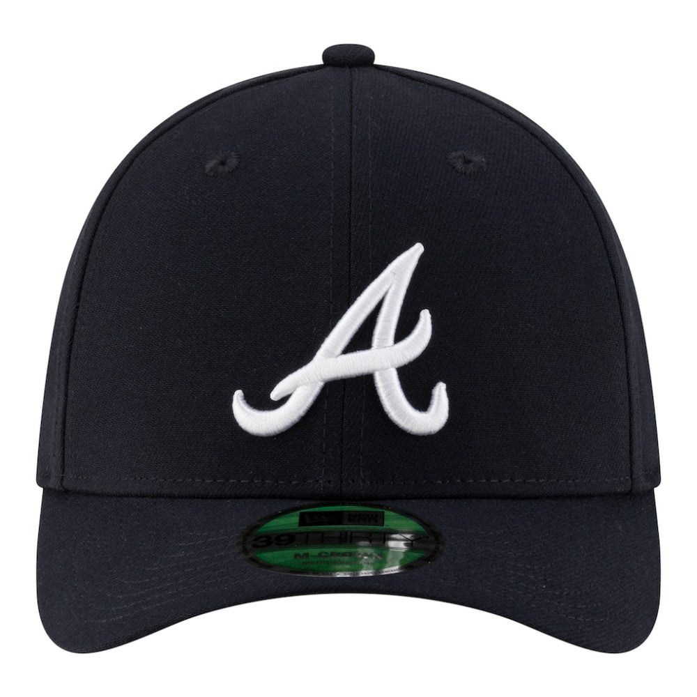Navy Atlanta Braves New Era Player Replica 39THIRTY M-Crown Flex Hat