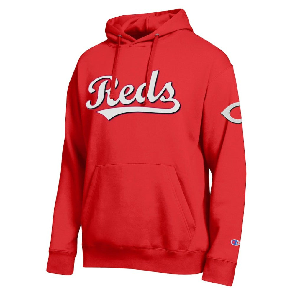Red Cincinnati Reds Champion All Star Wordmark Hoodie