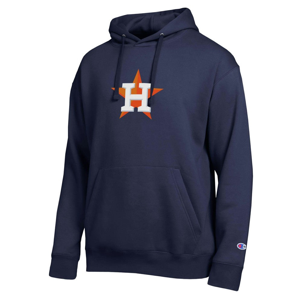 Navy Houston Astros Champion All Star Embroidered Logo Hoodie