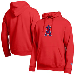 Red Los Angeles Angels Champion All Star Embroidered Logo Hoodie