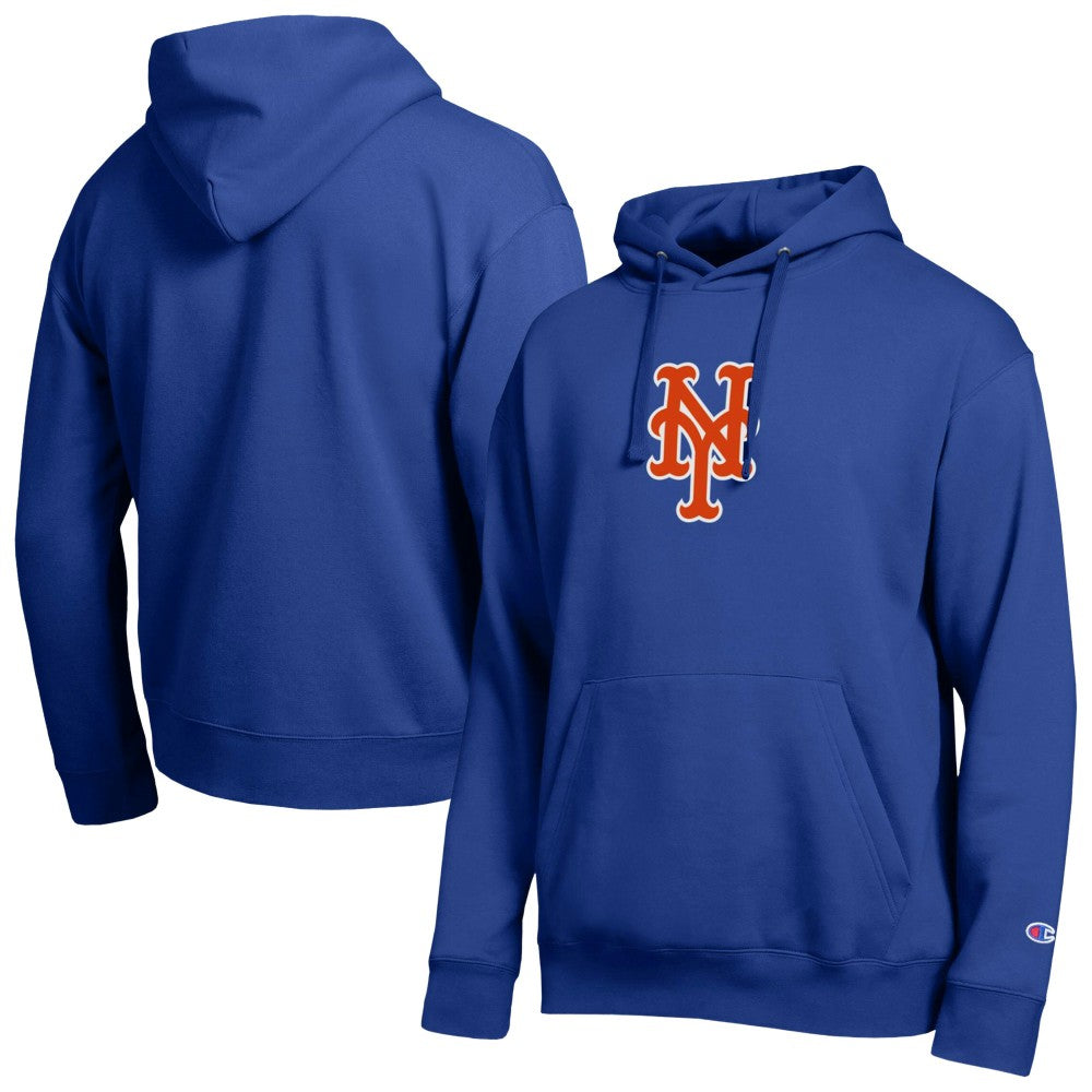 Royal New York Mets Champion All Star Embroidered Logo Hoodie