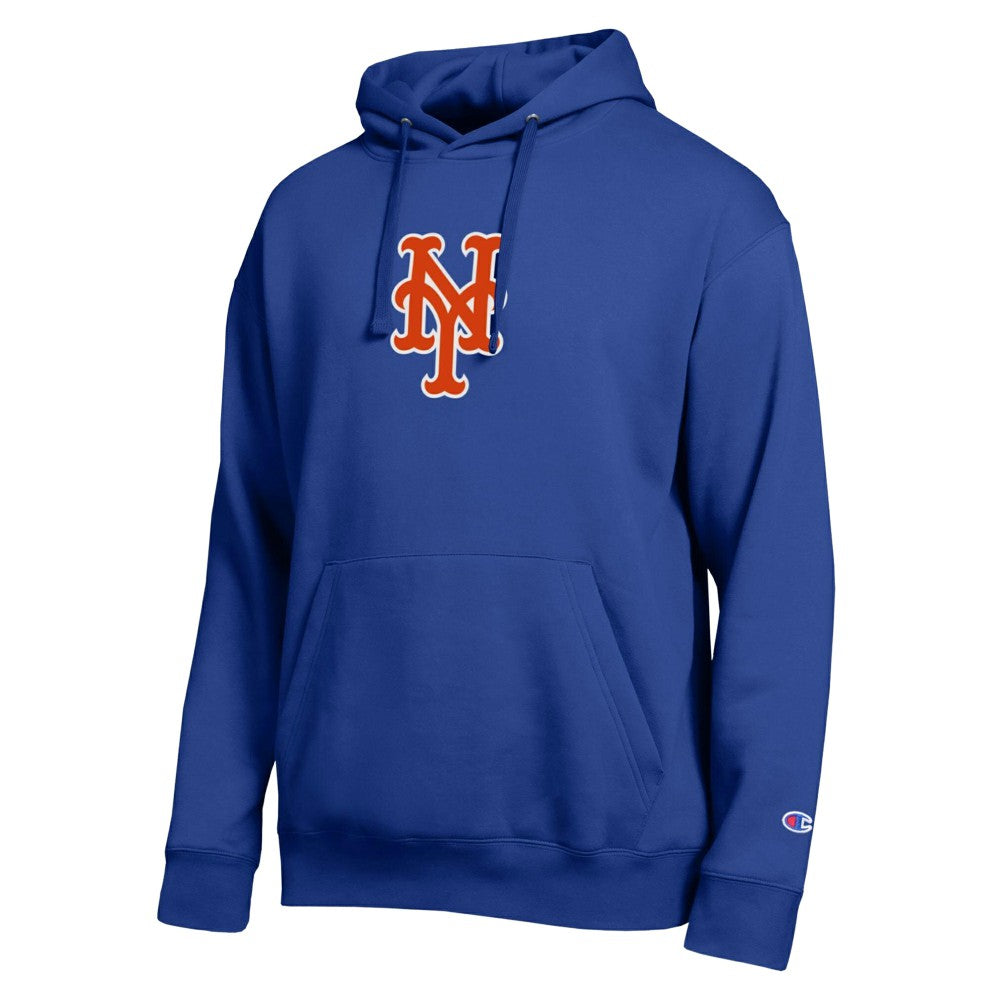 Royal New York Mets Champion All Star Embroidered Logo Hoodie