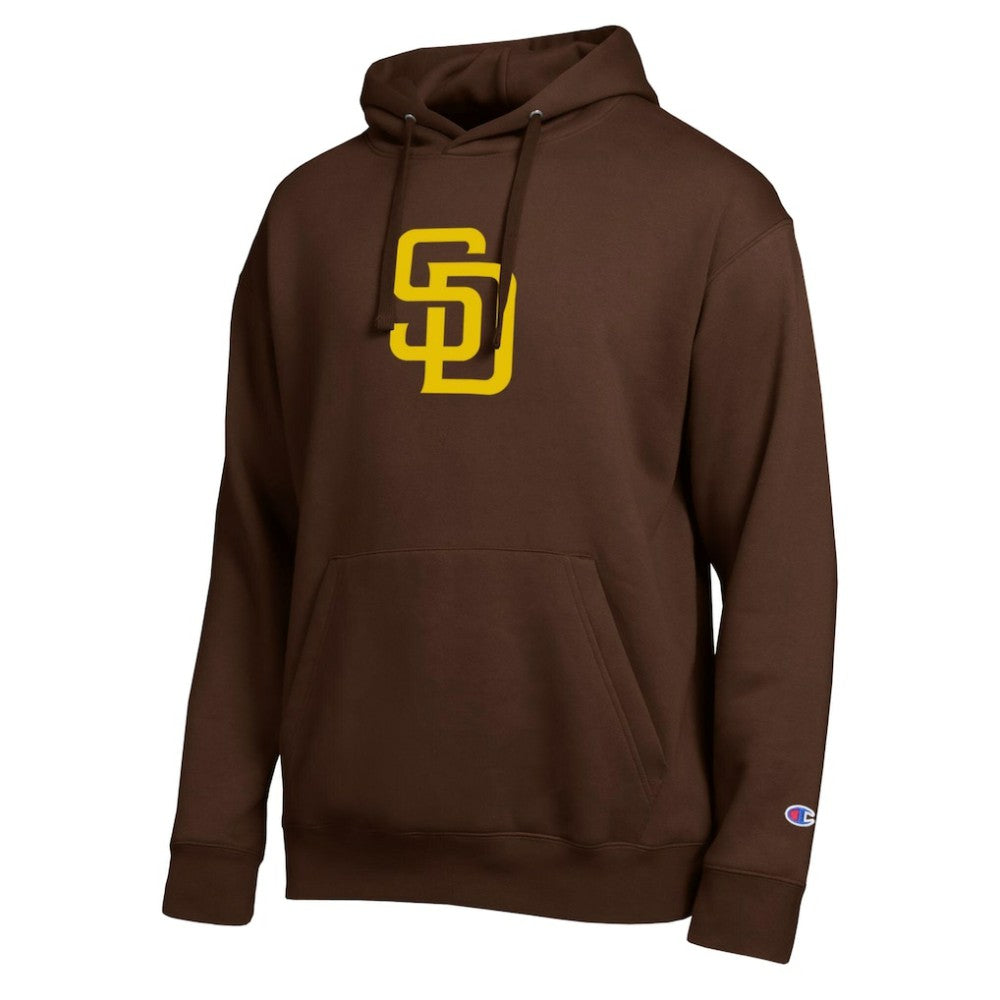 Brown San Diego Padres Champion All Star Embroidered Logo Hoodie