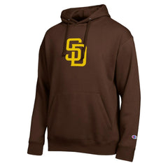 Brown San Diego Padres Champion All Star Embroidered Logo Hoodie