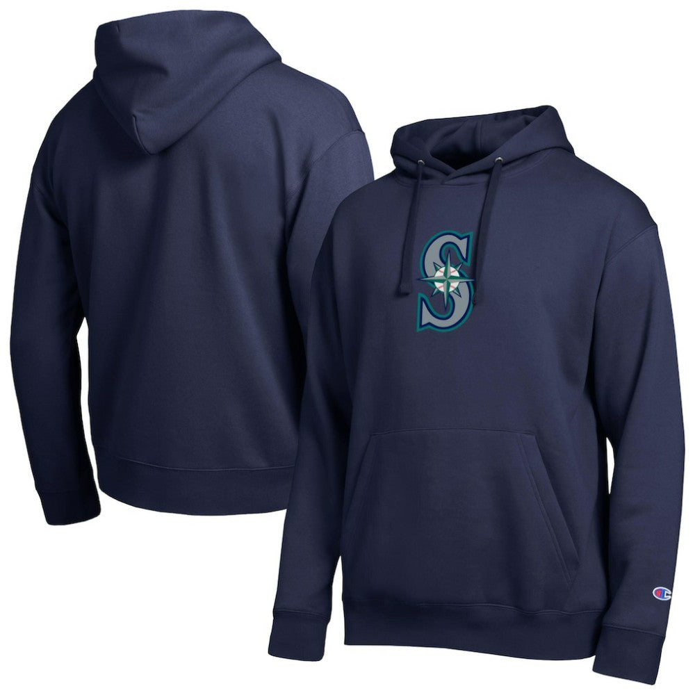 Navy Seattle Mariners Champion All Star Embroidered Logo Hoodie