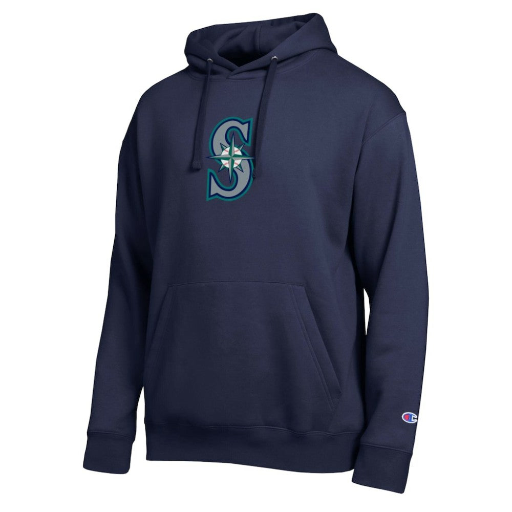 Navy Seattle Mariners Champion All Star Embroidered Logo Hoodie