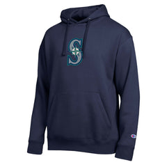Navy Seattle Mariners Champion All Star Embroidered Logo Hoodie