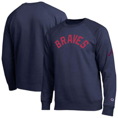 Navy Atlanta Braves Champion All-Star Sweatshirt