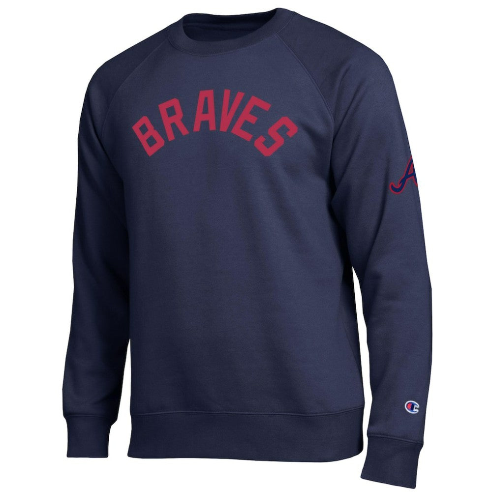 Navy Atlanta Braves Champion All-Star Sweatshirt