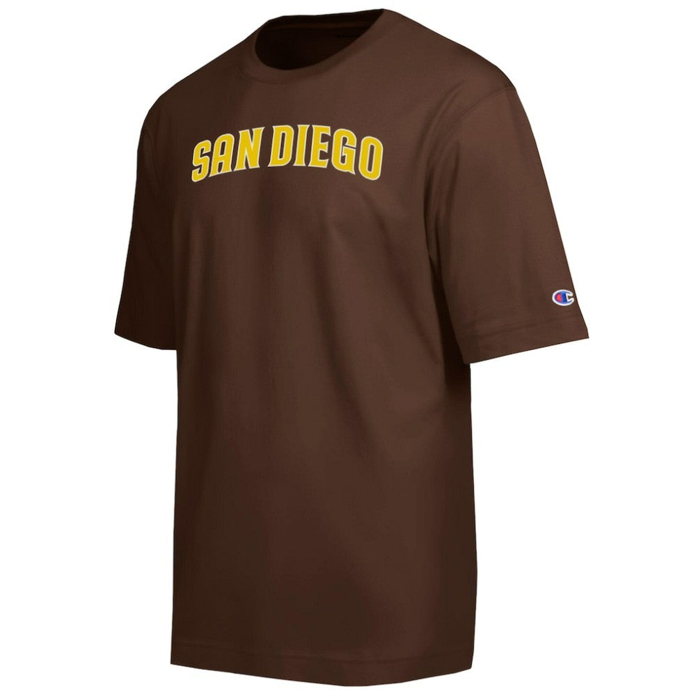 Brown San Diego Padres Champion All Star Chenille Wordmark T-Shirt