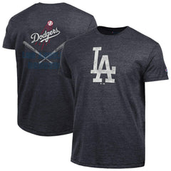 Heather Black Los Angeles Dodgers Champion Tri-Blend T-Shirt