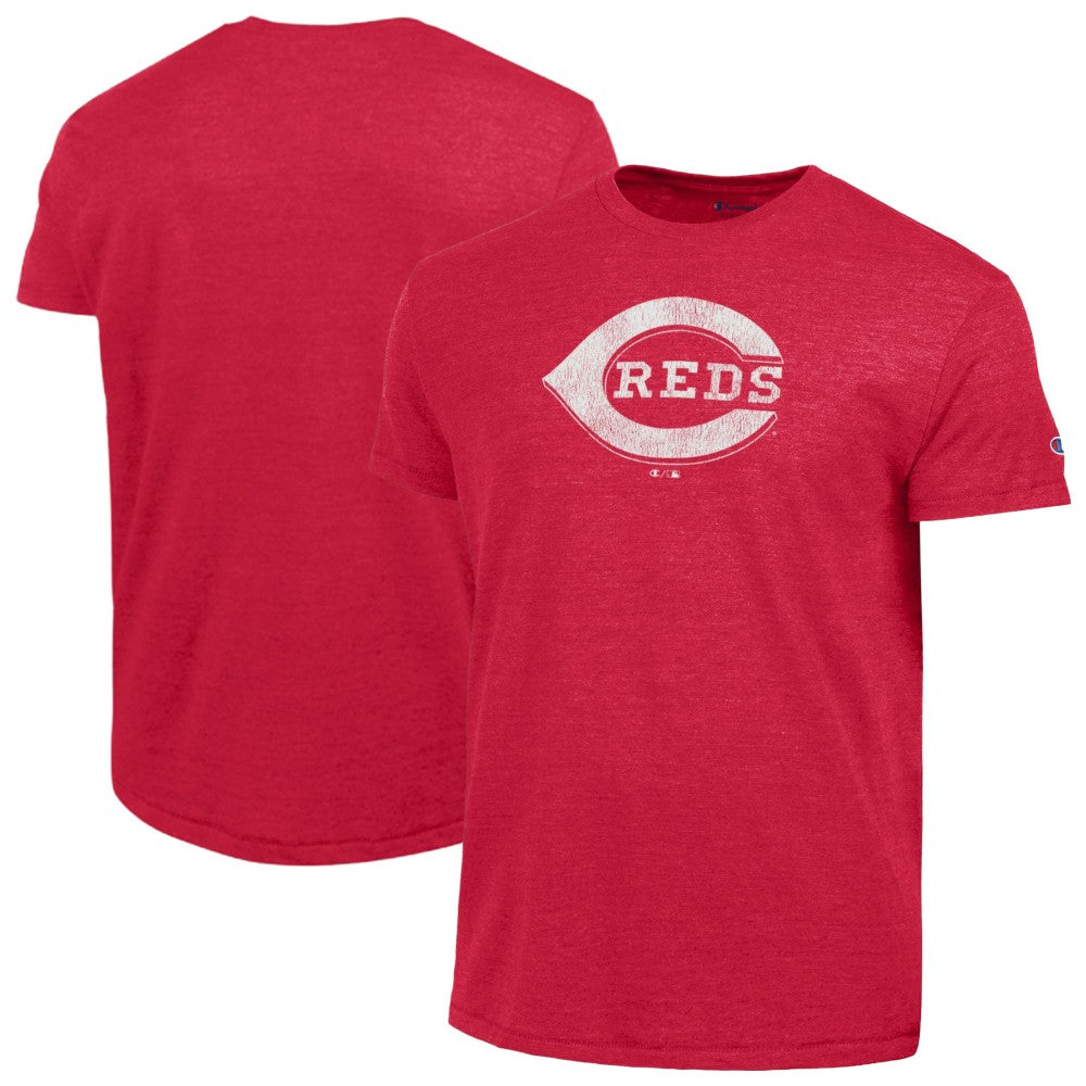 Red Cincinnati Reds Champion Tri-Blend T-Shirt