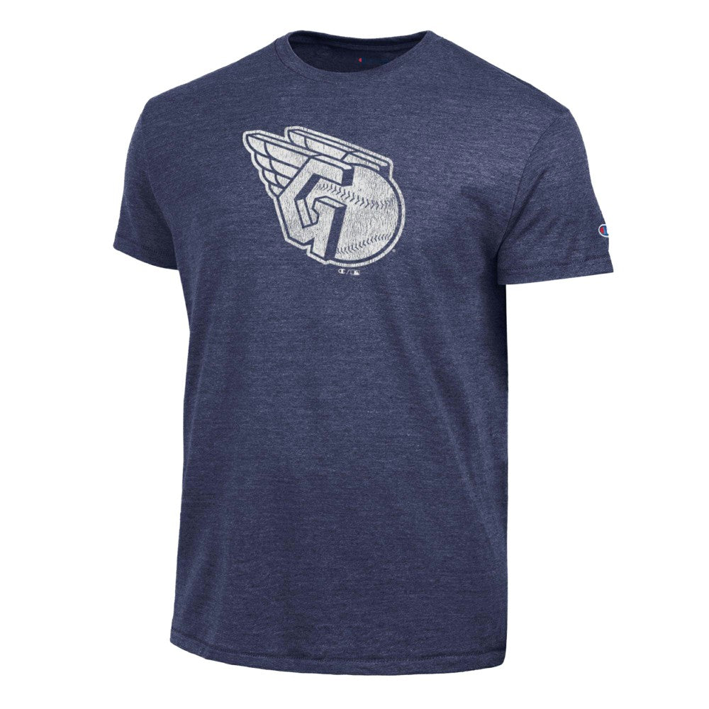 Navy Cleveland Guardians Champion Tri-Blend T-Shirt