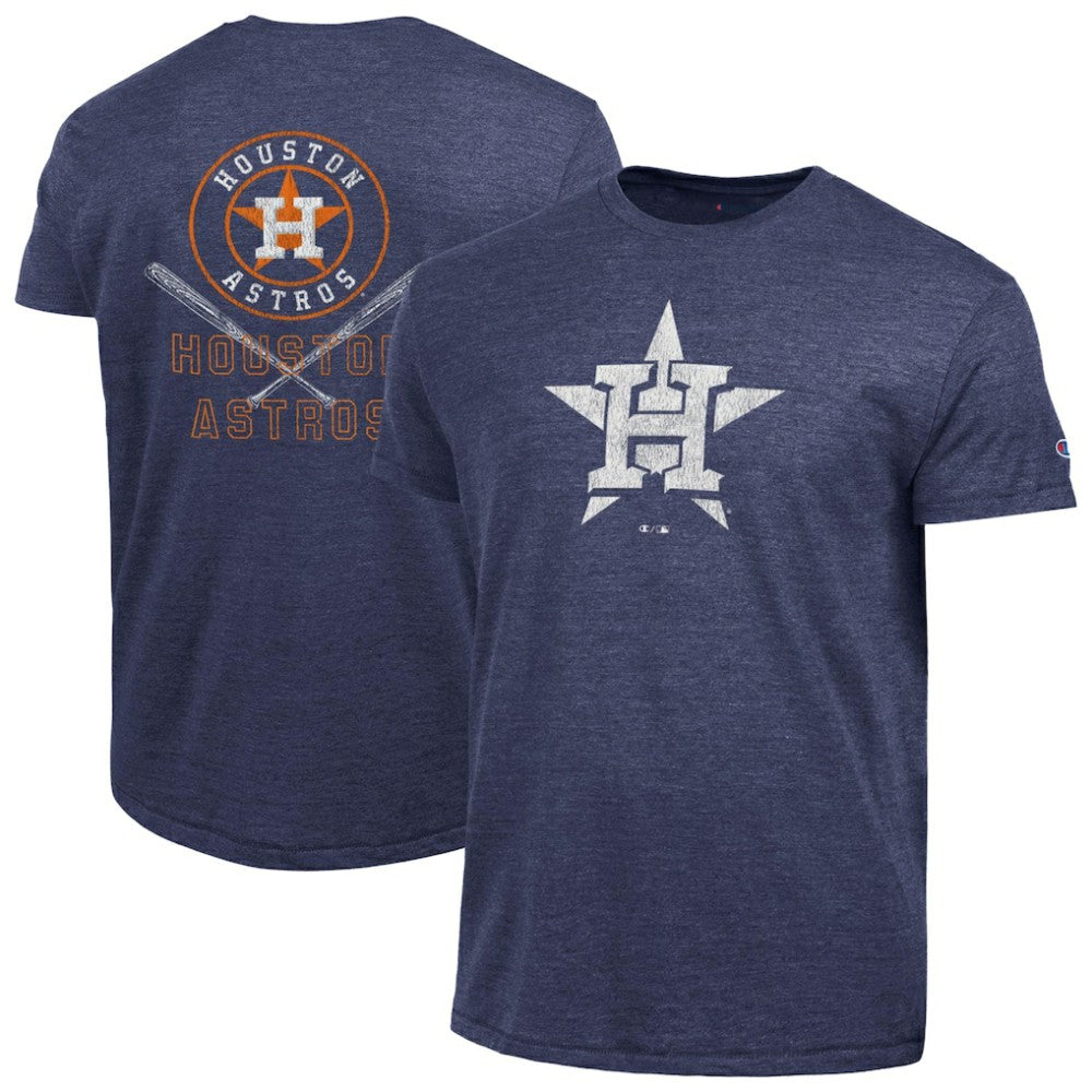 Navy Houston Astros Champion Tri-Blend T-Shirt