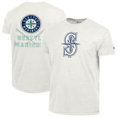 Heather White Seattle Mariners Champion Tri-Blend T-Shirt