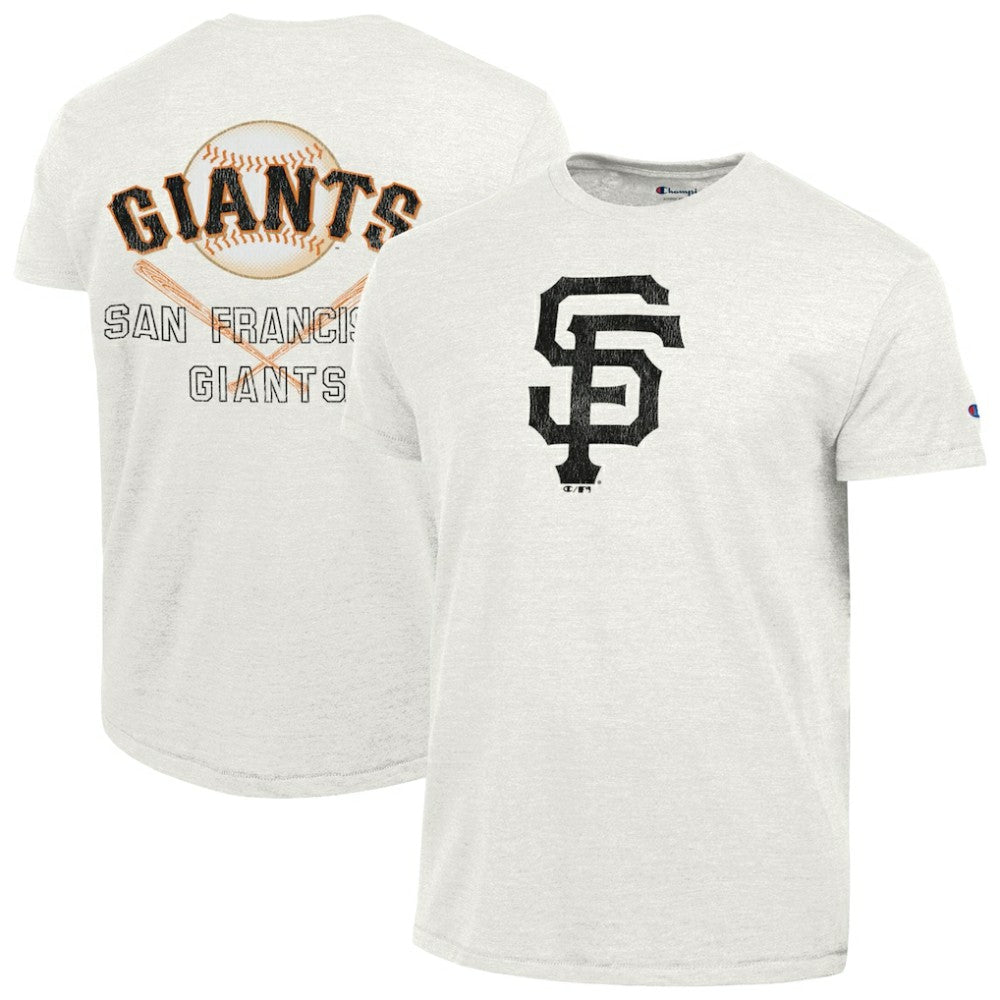 Heather White San Francisco Giants Champion Tri-Blend T-Shirt