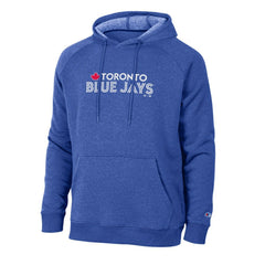 Royal Toronto Blue Jays Champion Triumph Tri-Blend Raglan Hoodie