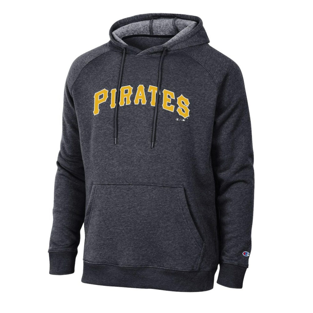 Black Pittsburgh Pirates Champion Triumph Tri-Blend Raglan Hoodie
