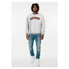 Heather Gray Houston Astros Champion Reverse Weave Sweatshirt