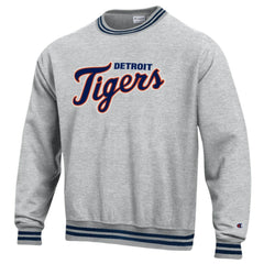 Heather Gray Detroit Tigers Champion Reverse Weave Sweatshirt