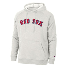Heathered Core Ultra Light Grey Boston Red Sox Champion Triumph Tri-Blend Raglan Hoodie