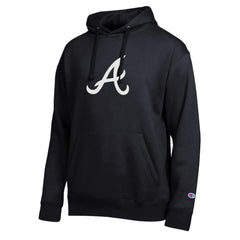 Black Atlanta Braves Champion All Star Embroidered Logo Hoodie