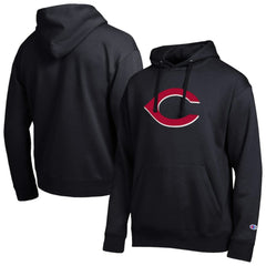 Black Cincinnati Reds Champion All Star Embroidered Logo Hoodie