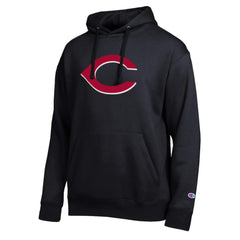 Black Cincinnati Reds Champion All Star Embroidered Logo Hoodie