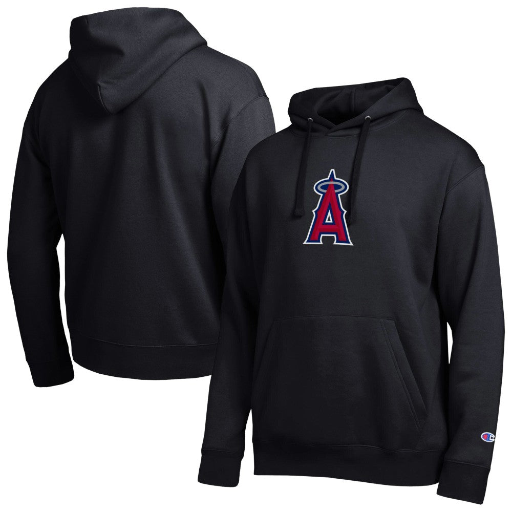 Black Los Angeles Angels Champion All Star Embroidered Logo Hoodie