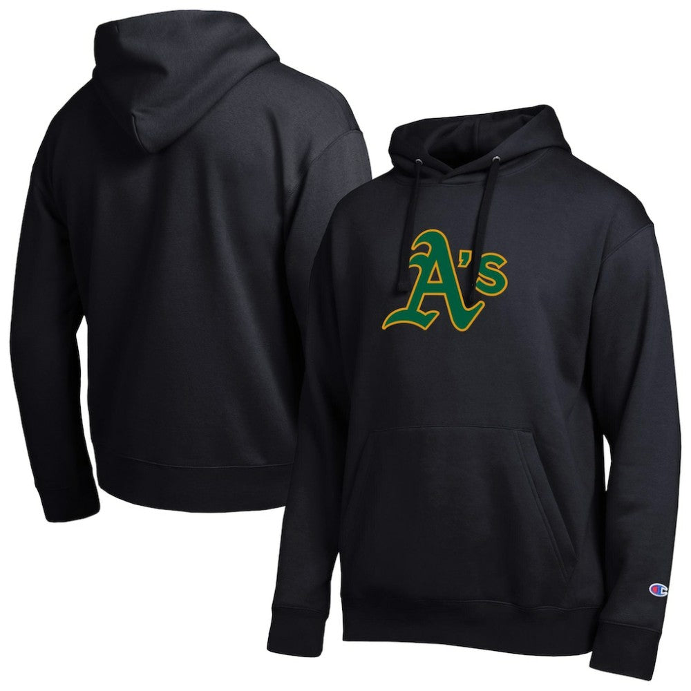 Black Athletics Champion All Star Embroidered Logo Hoodie