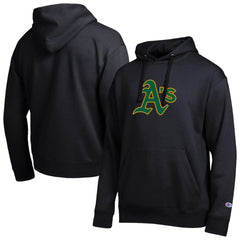 Black Athletics Champion All Star Embroidered Logo Hoodie