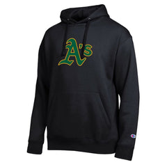 Black Athletics Champion All Star Embroidered Logo Hoodie