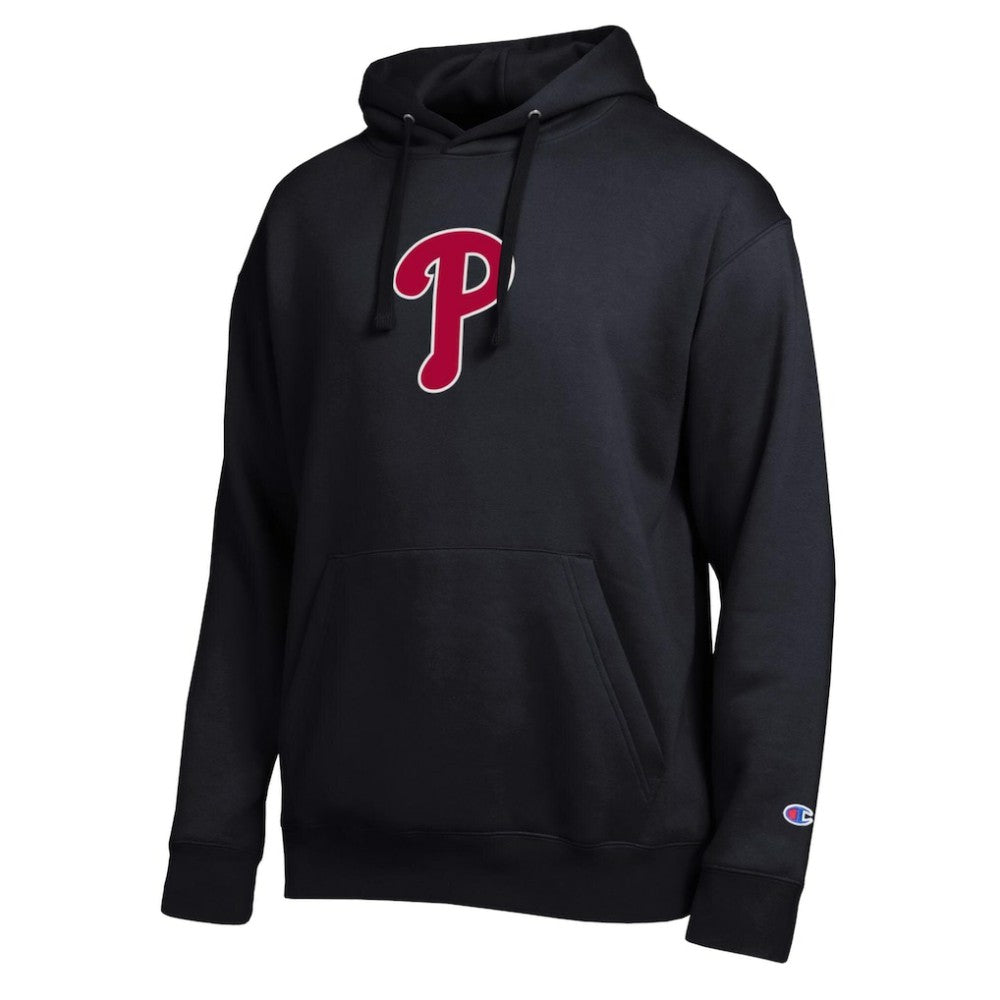 Black Philadelphia Phillies Champion All Star Embroidered Logo Hoodie