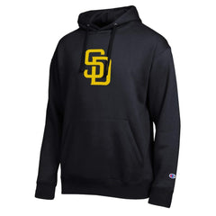 Black San Diego Padres Champion All Star Embroidered Logo Hoodie