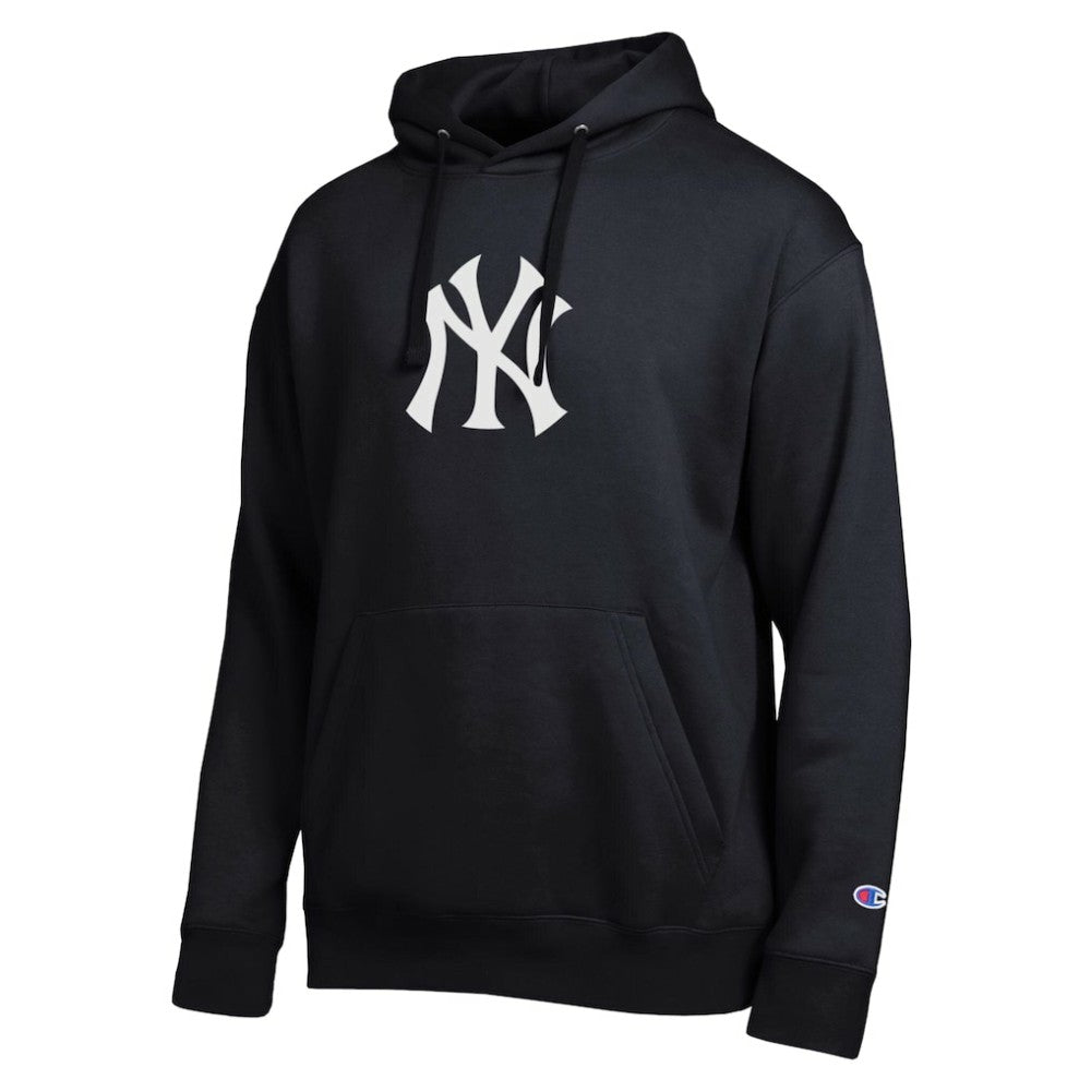 Black New York Yankees Champion All Star Embroidered Logo Hoodie