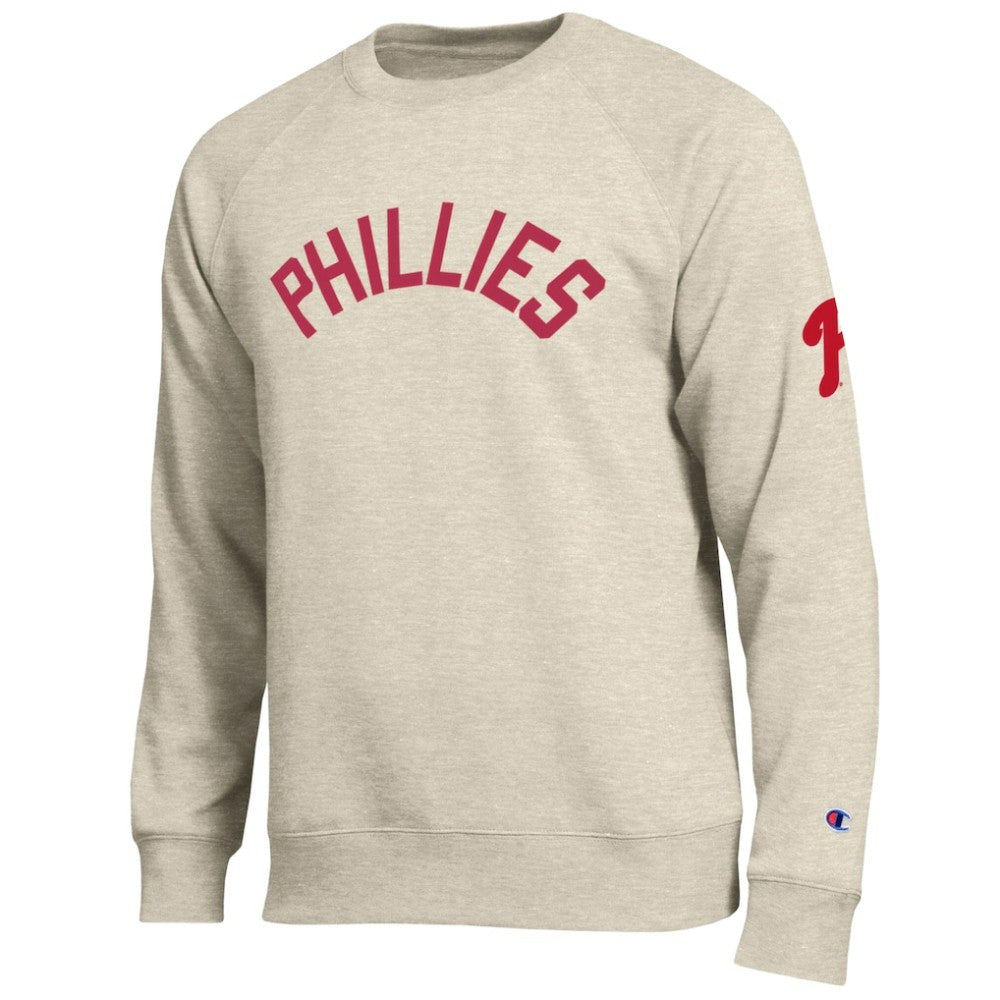 Oatmeal Philadelphia Phillies Champion All-Star Soft Felt Sweatshirt
