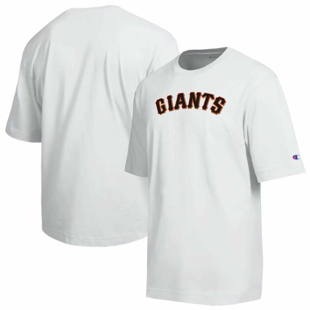 White San Francisco Giants Champion All Star Arched Chenille Wordmark T-Shirt