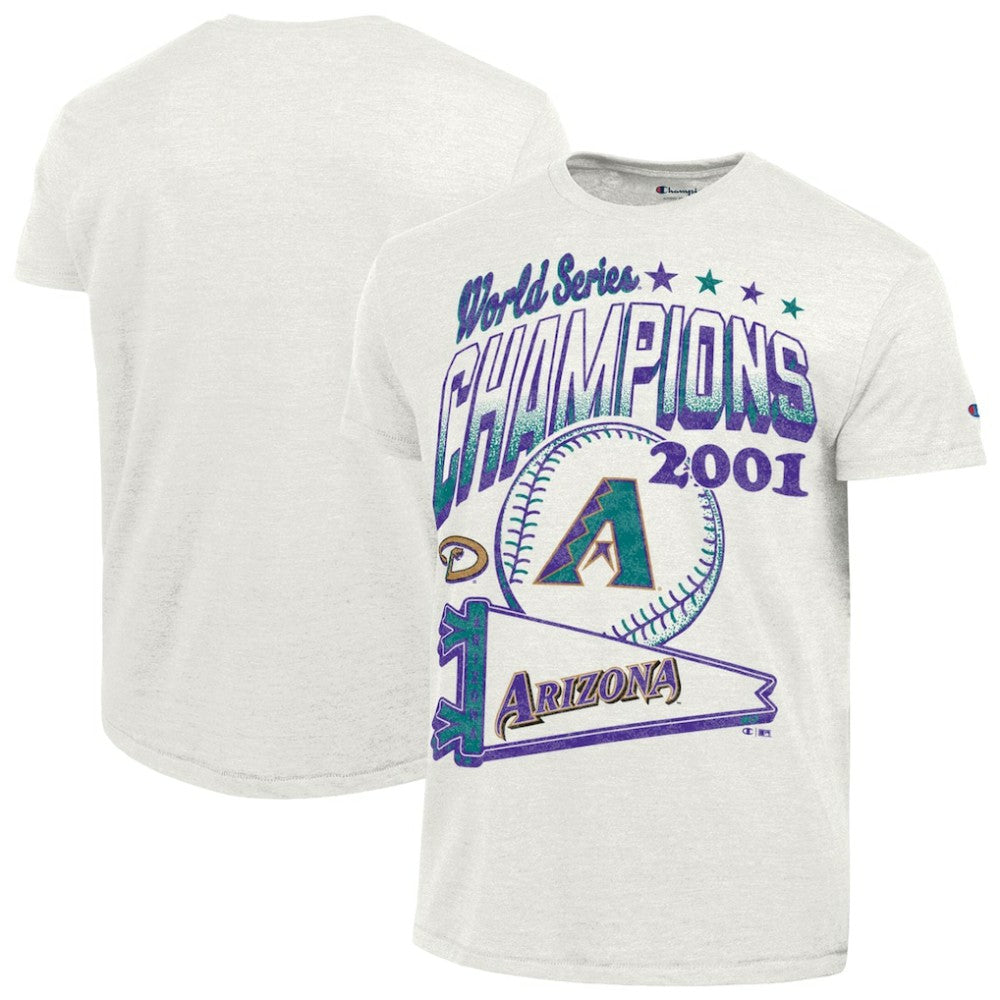 White Arizona Diamondbacks Champion Winning Tradition Cooperstown Tri-Blend T-Shirt