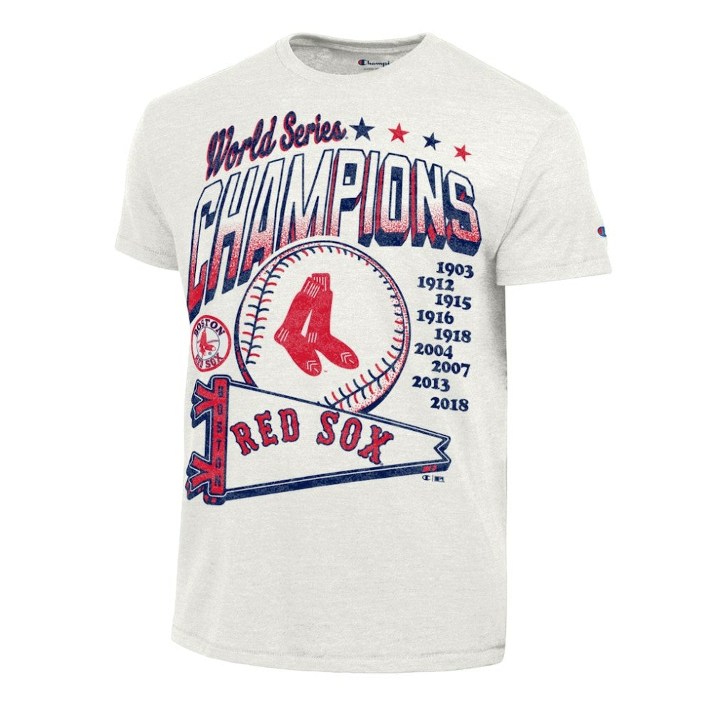 White Boston Red Sox Champion Winning Tradition Cooperstown Tri-Blend T-Shirt