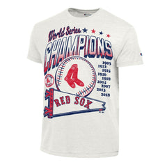 White Boston Red Sox Champion Winning Tradition Cooperstown Tri-Blend T-Shirt
