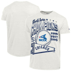 White Chicago White Sox Champion Winning Tradition Cooperstown Tri-Blend T-Shirt
