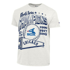 White Chicago White Sox Champion Winning Tradition Cooperstown Tri-Blend T-Shirt