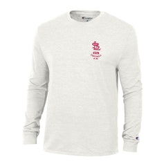 White St. Louis Cardinals Champion Cooperstown Winning Tradition Tri-Blend Long Sleeve T-Shirt