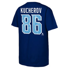 NHL Nikita Kucherov Tampa Bay Lightning Fanatics Youth Alternate Captain 2026 Stadium Series T-Shirt
