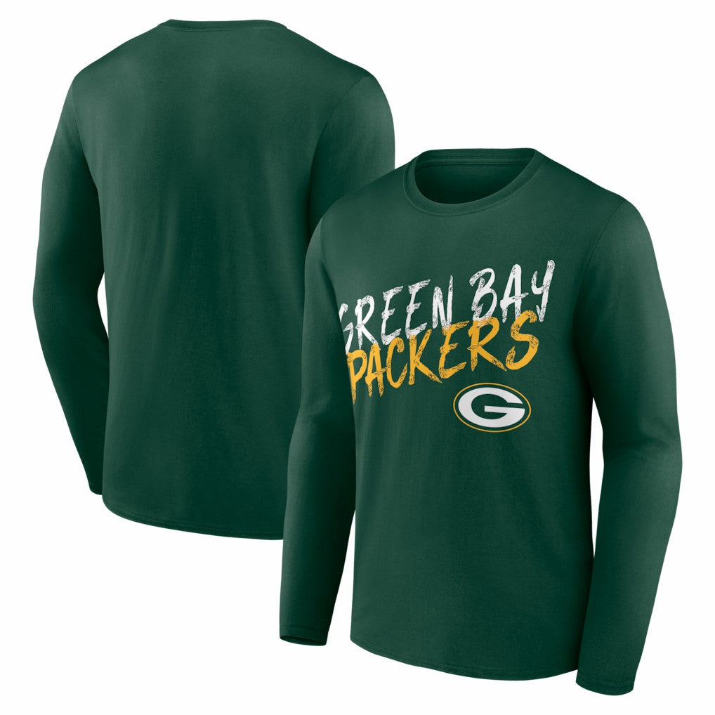 Hustle Long Sleeve T-Shirt - Green Bay Packers T-shirts