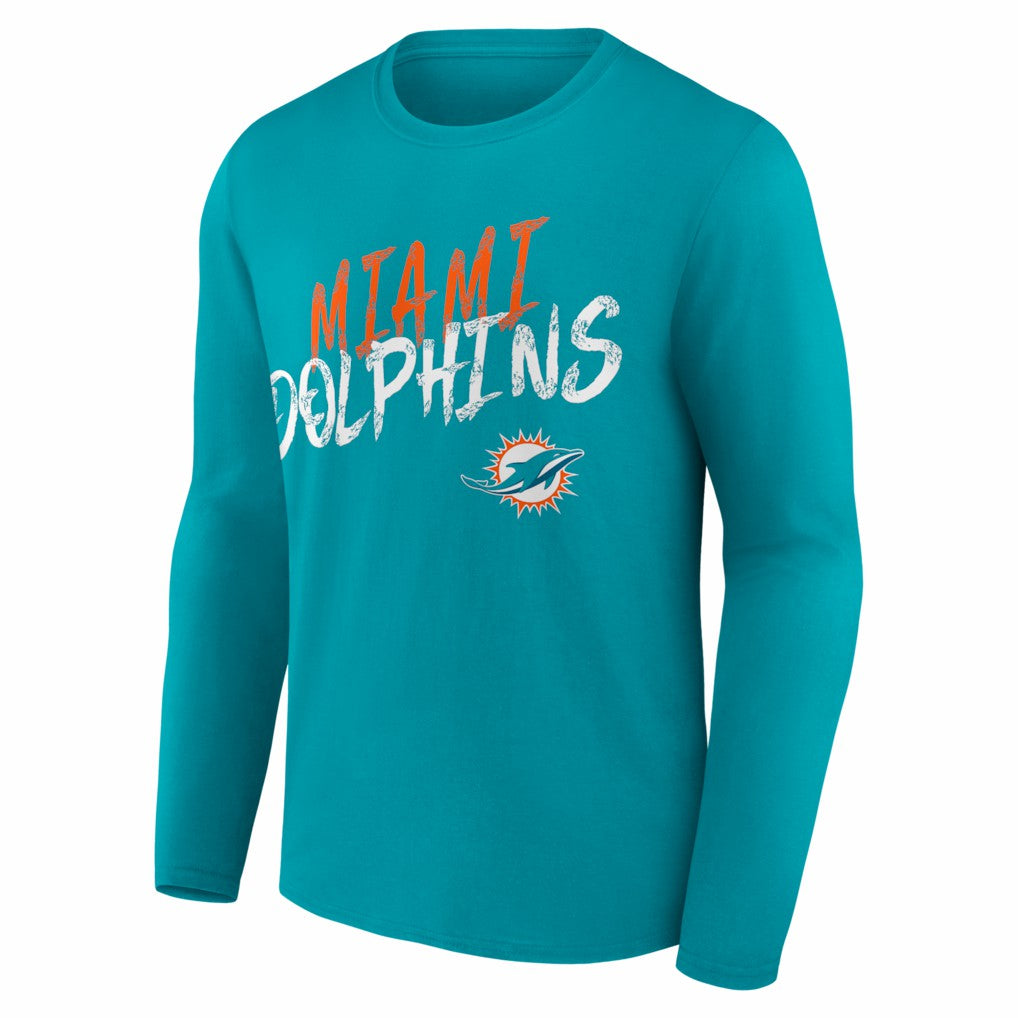 Hustle Long Sleeve T-Shirt - Miami Dolphins T-shirts