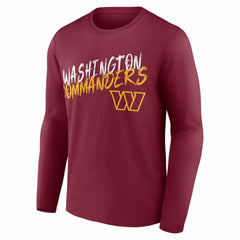 Hustle Long Sleeve T-Shirt - Washington Commanders T-shirts