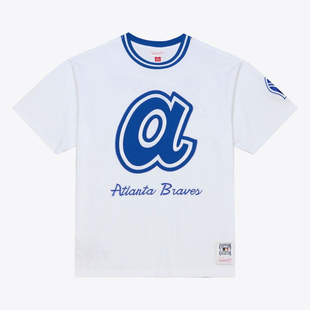 White Atlanta Braves Mitchell & Ness Cooperstown Collection Arctic T-Shirt